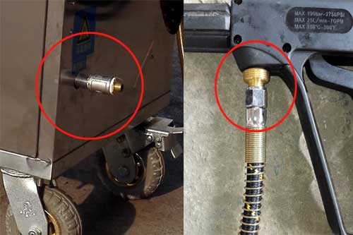 蒸汽洗車機(jī)漏水接口 蒸汽洗車機(jī)漏水接口